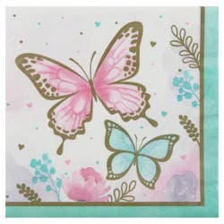 Party Creations Golden Butterfly Napkins