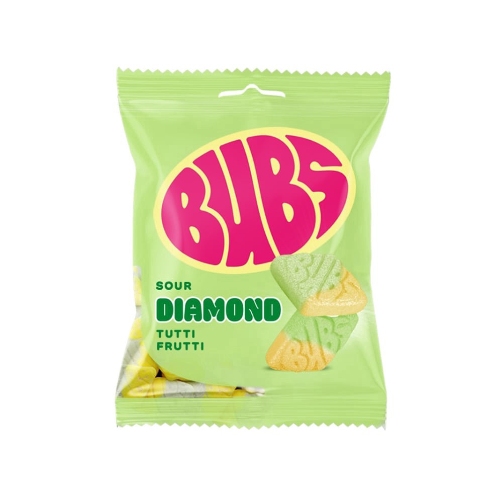 slide 1 of 1, BUBS Tutti Fruty Sour and Sweet Flavored Gummies Candy Bag, 5.5 oz