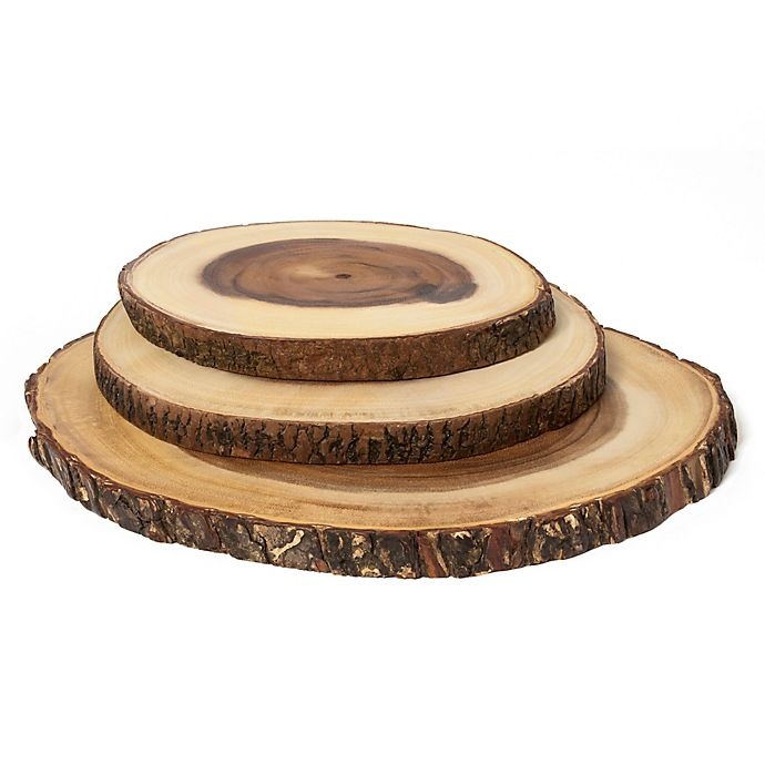 slide 4 of 5, Lipper International Acacia Bark 3-Tier Swivel Server, 1 ct