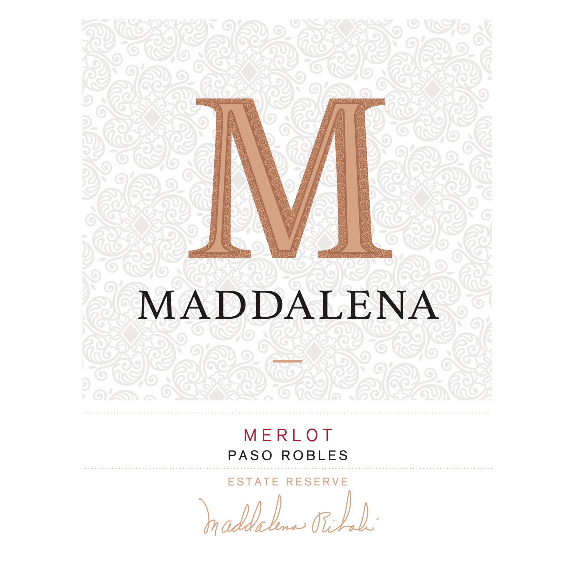 slide 5 of 8, Maddalena Merlot Paso Robles Red Wine 750mL, 750 ml