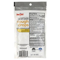 slide 4 of 5, Meijer Sugar Free Honey Lemon Cough Drops, 25 ct