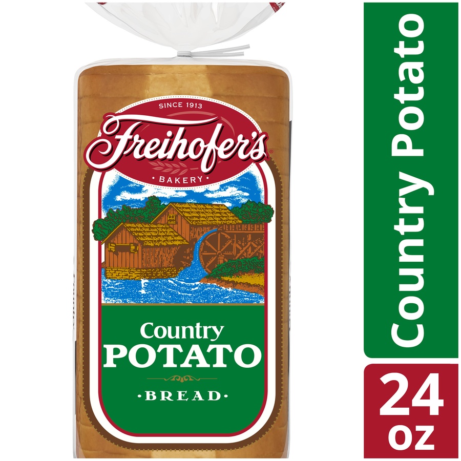 slide 2 of 9, Freihofer's Bread - Potato, 24 oz
