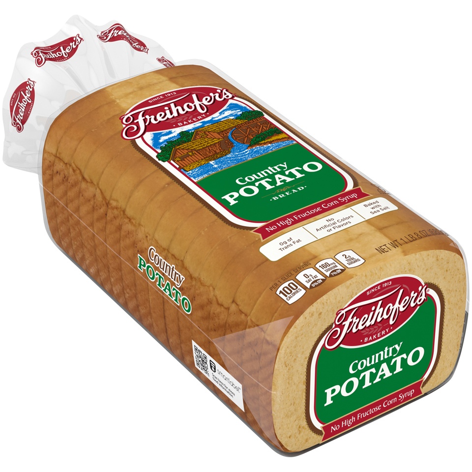slide 3 of 9, Freihofer's Bread - Potato, 24 oz