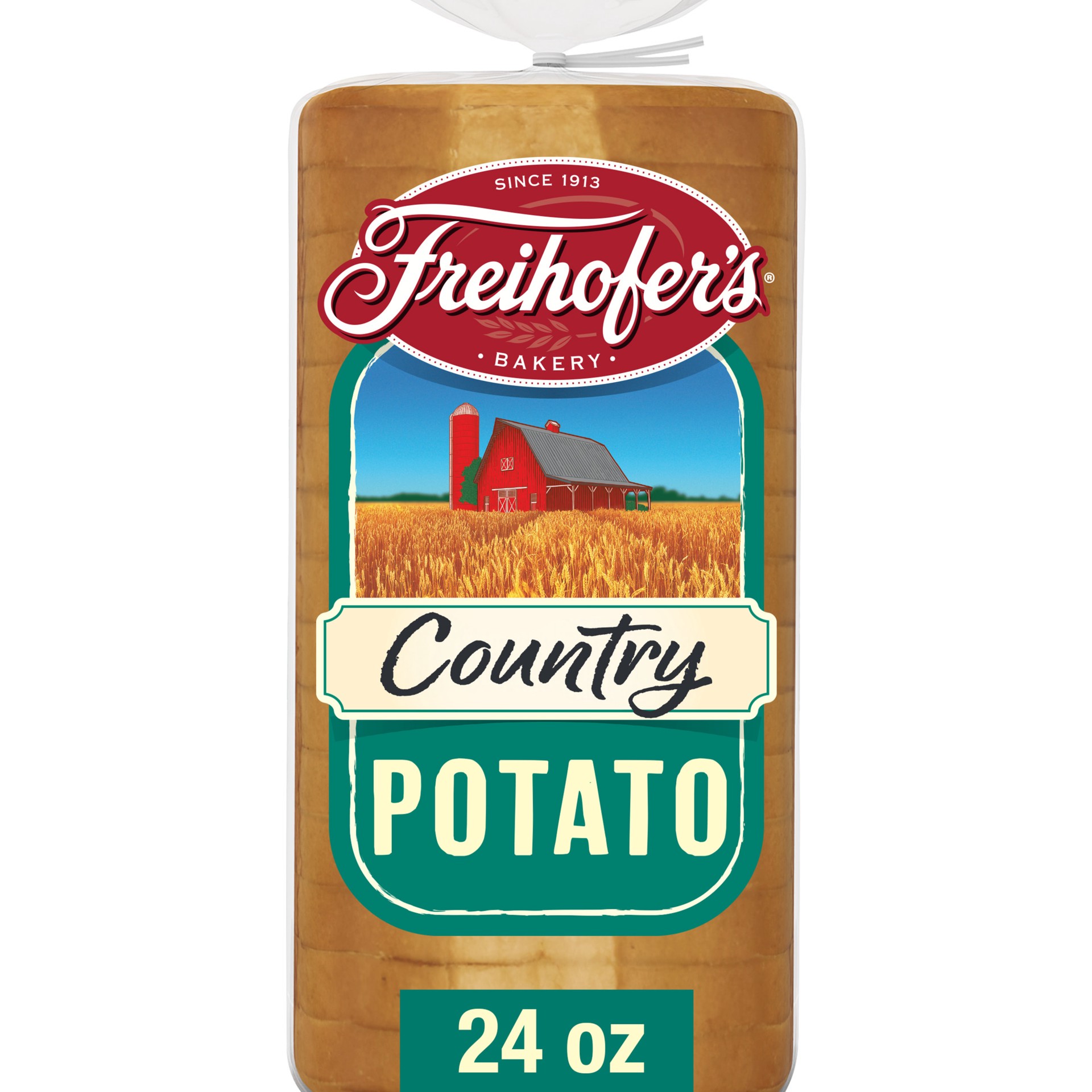 slide 1 of 7, Freihofer's Bread - Potato, 24 oz