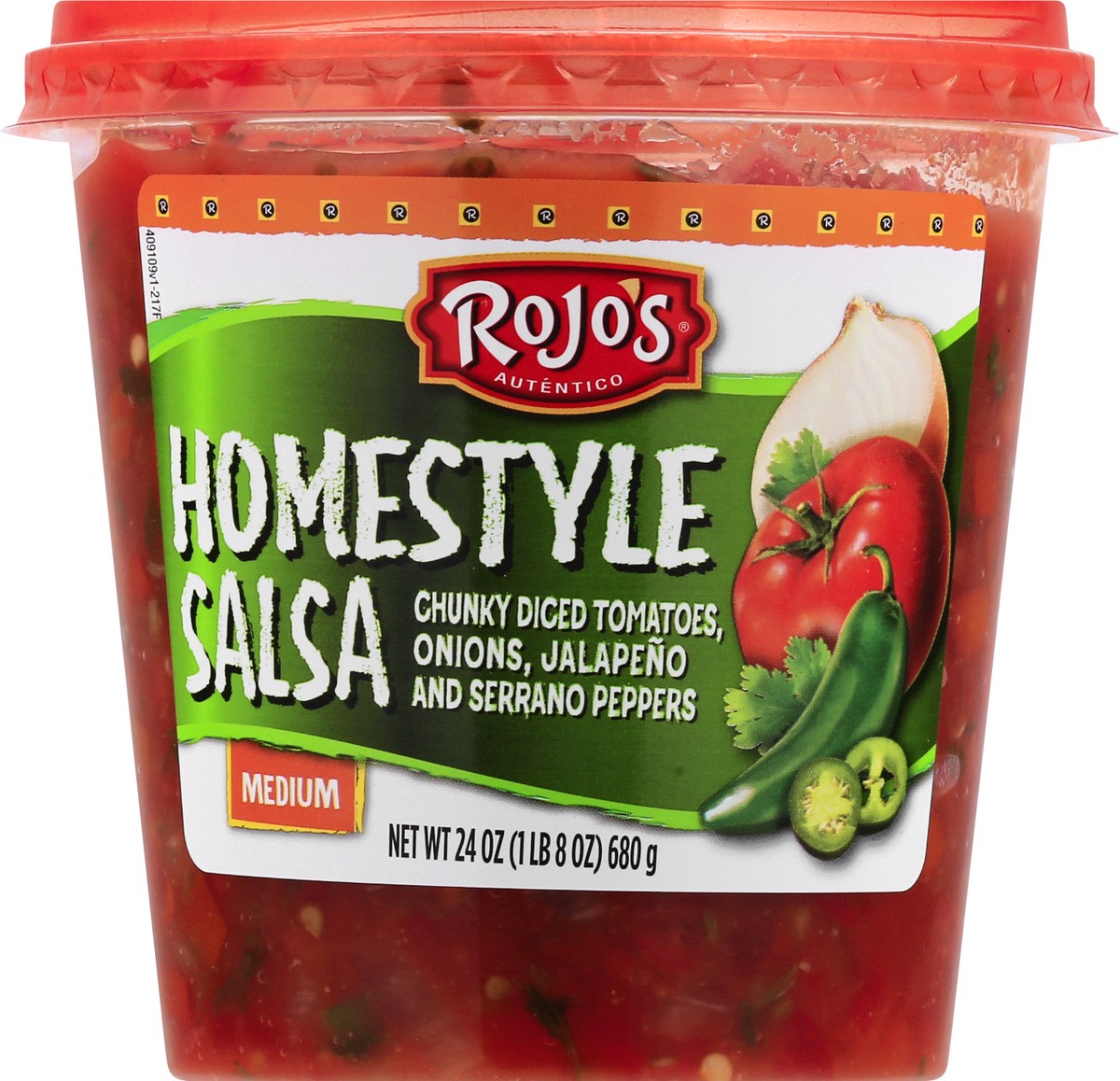 slide 2 of 13, Rojo's Medium Homestyle Salsa 24 oz, 24 oz