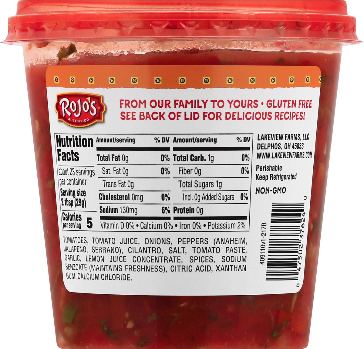 slide 10 of 13, Rojo's Medium Homestyle Salsa 24 oz, 24 oz