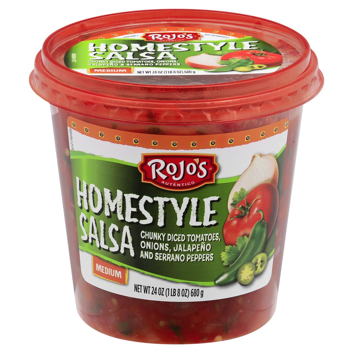 slide 13 of 13, Rojo's Medium Homestyle Salsa 24 oz, 24 oz