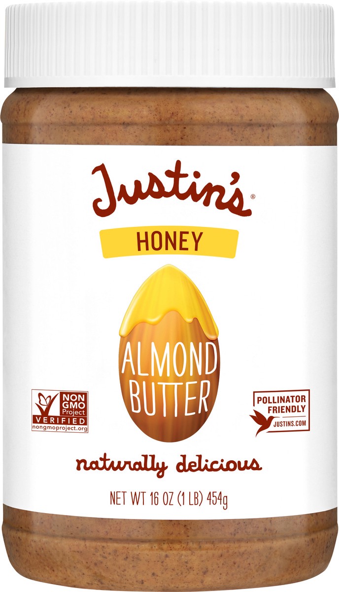 slide 5 of 10, Justin's Honey Almond Butter - 16 oz, 1 ct