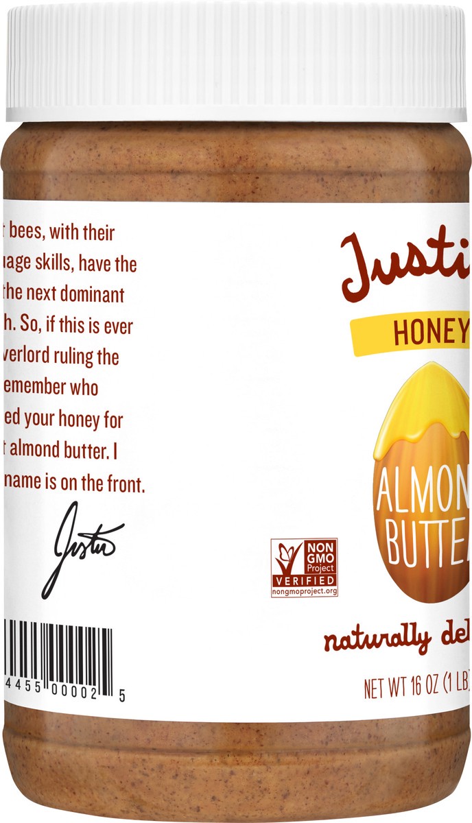 slide 10 of 10, Justin's Honey Almond Butter - 16 oz, 1 ct