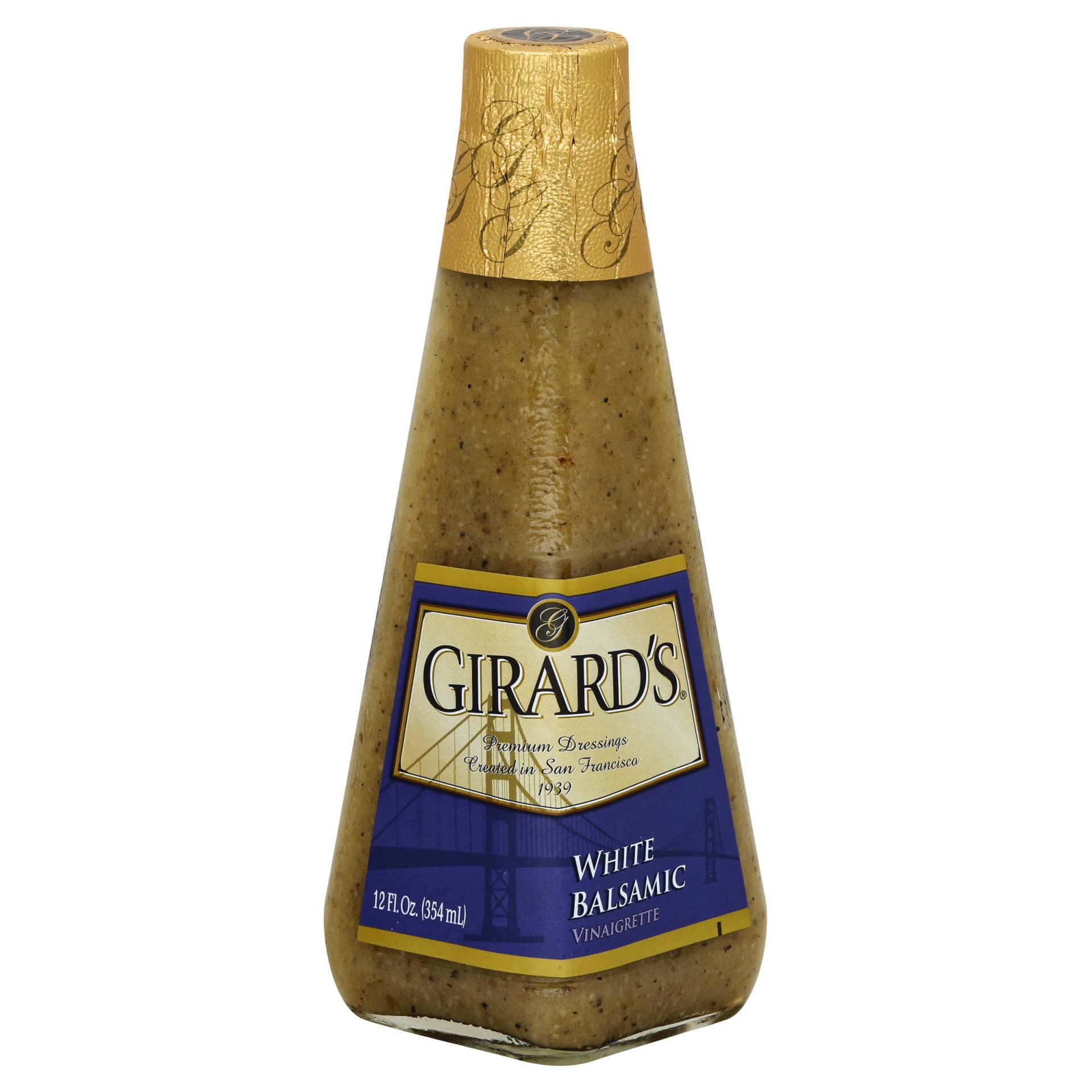 slide 1 of 6, Girard's White Balsamic Vinaigrette Dressing, 12 fl oz