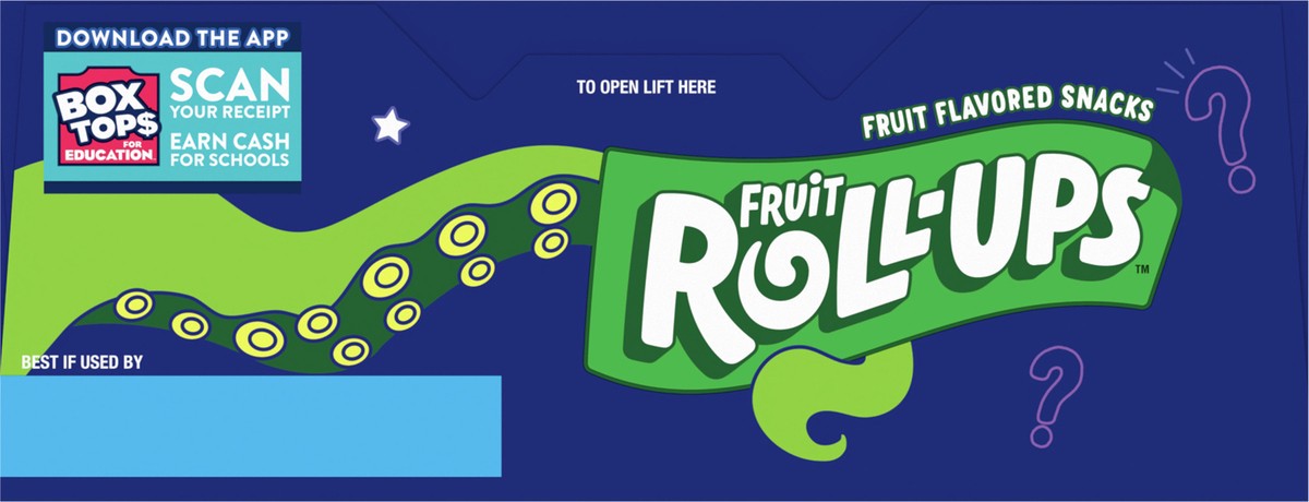 slide 9 of 13, Fruit Roll-Ups Fruit Flavored Snacks, Mystery Flavor, Solar Melon, and Star Berry, 30 ct, 30 ct