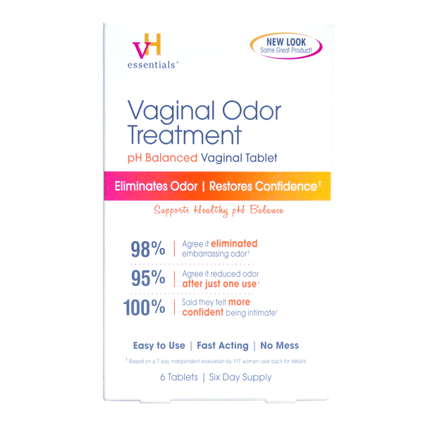 slide 1 of 6, VH Essentials Homeopathic Vaginal Odor Treatment, 6 ct