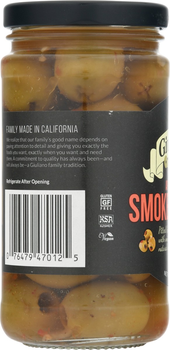slide 9 of 9, Giuliano's Applewood Smoked Olives, 6.5 oz