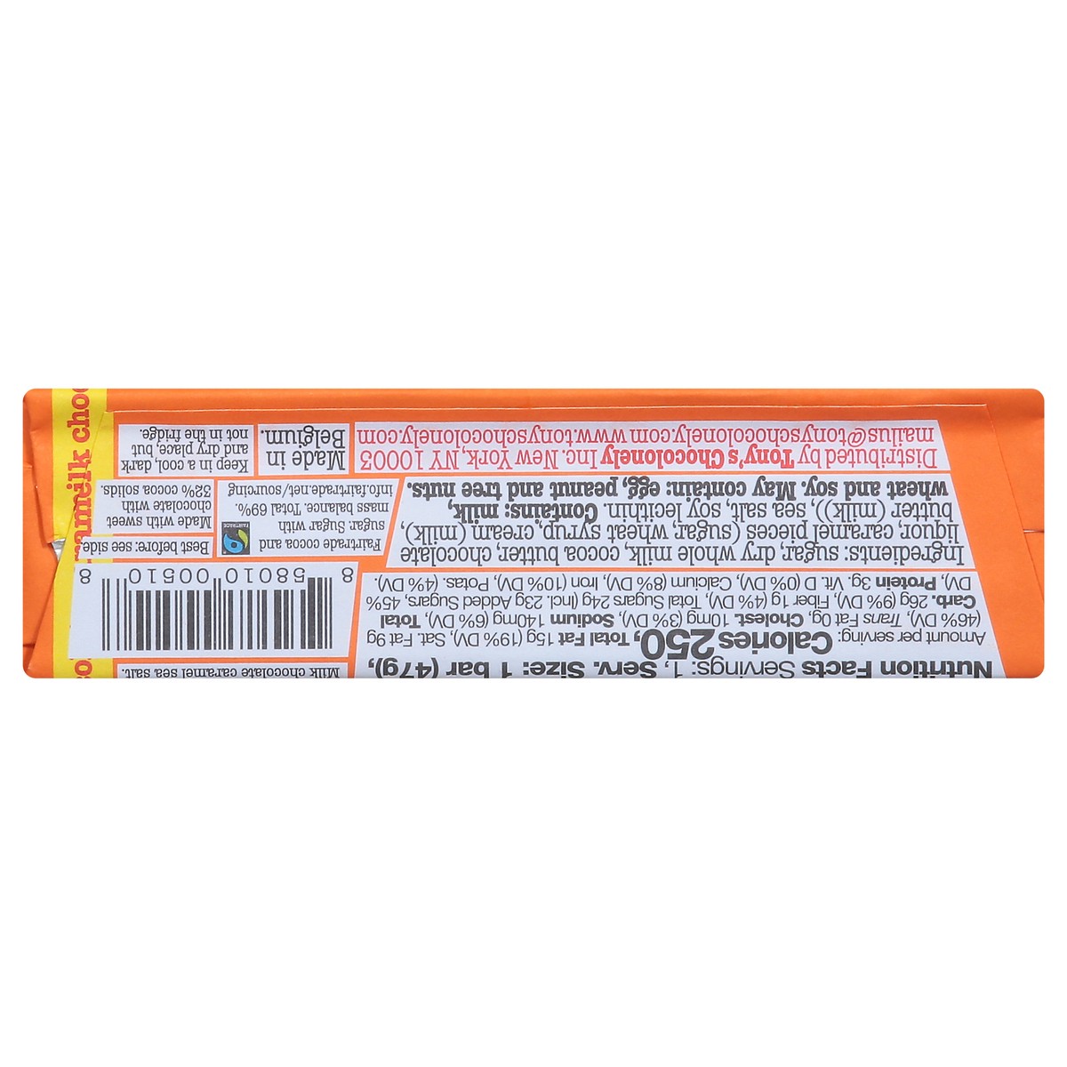 slide 3 of 15, Tony's Chocolonely Sea Salt Caramel Milk Chocolate 1.66 oz, 1.66 oz