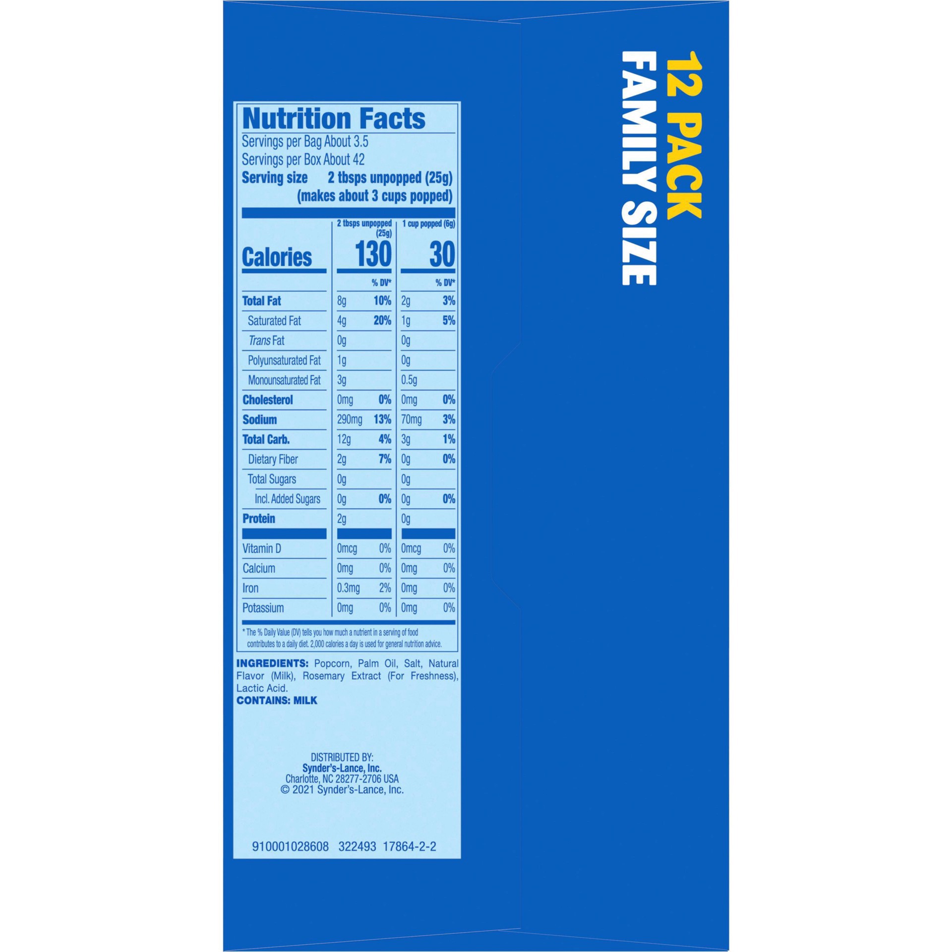 slide 3 of 13, Pop-Secret Microwave Popcorn Homestyle Butter Flavor - 3.2oz/12ct, 38.4 oz