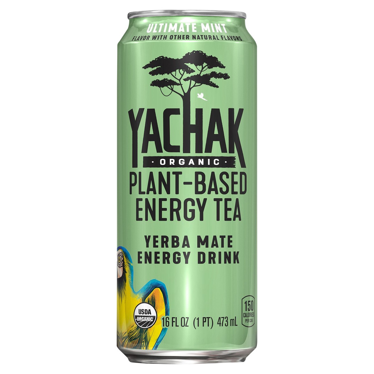slide 4 of 8, YACHAK Yerba Mate Ultimate Mint Energy Drink, 16 fl oz