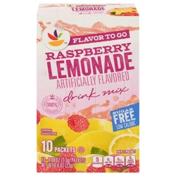 Flavor To Go Drink Mix Raspberry Lemonade Sugar Free - 10 ct