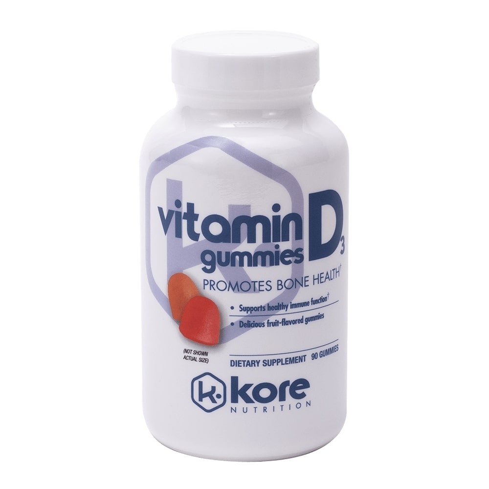 slide 1 of 1, Kore Nutrition Vitamin D3 Gummies, 90 ct