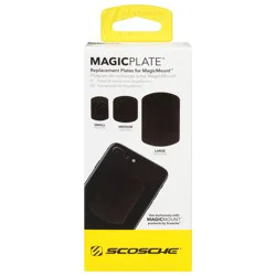 Scosche MagicMount Replacement Magic Plate Small/Medium/Large 1 ea