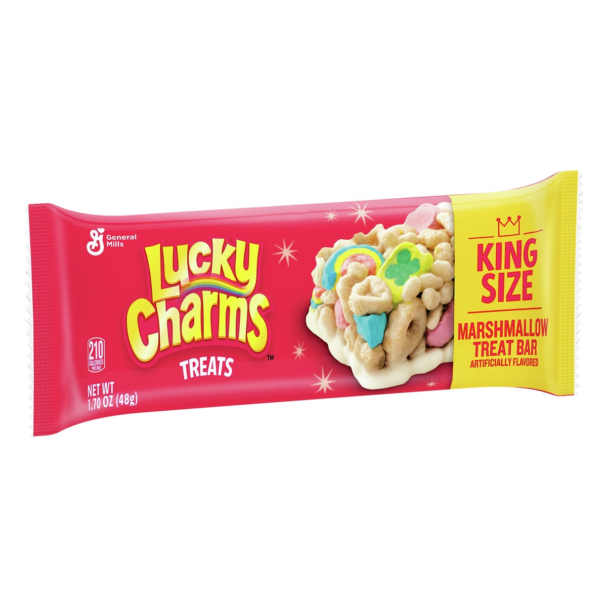 slide 6 of 9, Lucky Charms Marshmallow Treat Bar King Size 1.70 oz, 1.7 oz