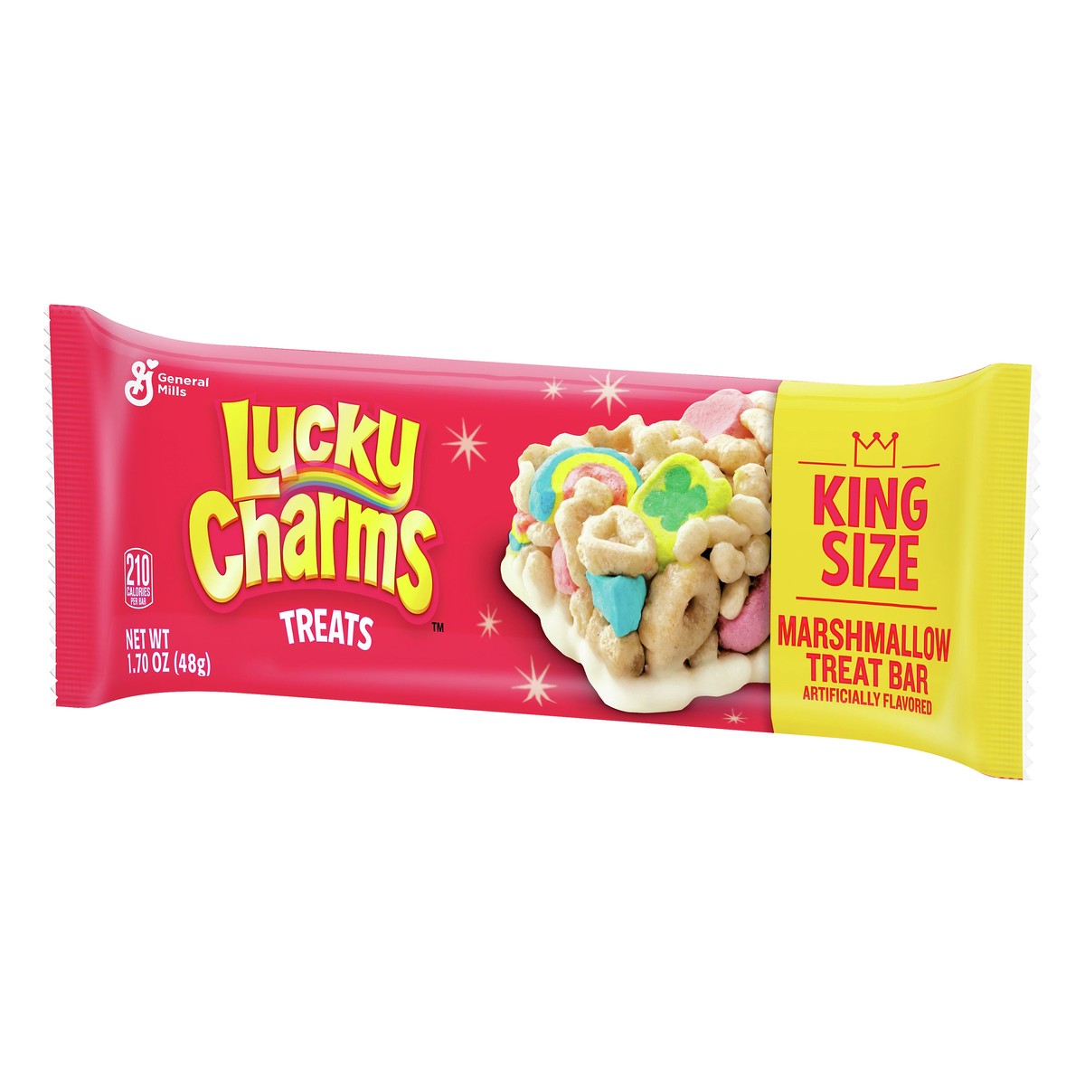 slide 5 of 9, Lucky Charms Marshmallow Treat Bar King Size 1.70 oz, 1.7 oz