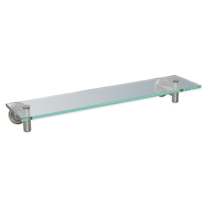 slide 1 of 1, Gatco Latitude II Glass Shelf - Satin Nickel, 1 ct