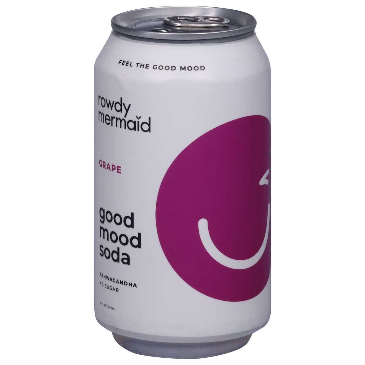 slide 4 of 13, Rowdy Mermaid Grape Good Mood Soda 12 fl oz, 12 fl oz