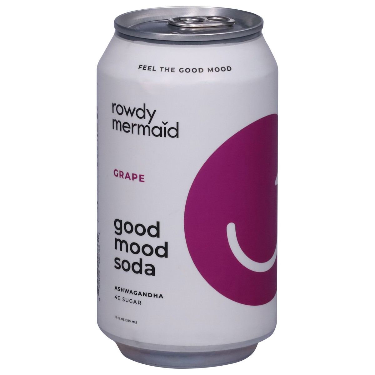 slide 6 of 13, Rowdy Mermaid Grape Good Mood Soda 12 fl oz, 12 fl oz