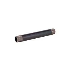 Black Nipple 1/2 in x 6 in