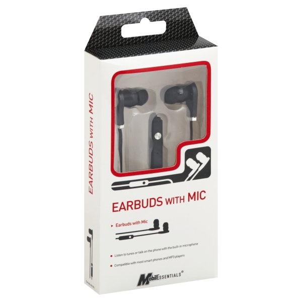 slide 1 of 1, Mobil Stereo Headset W/Mic.Black, 1 ct