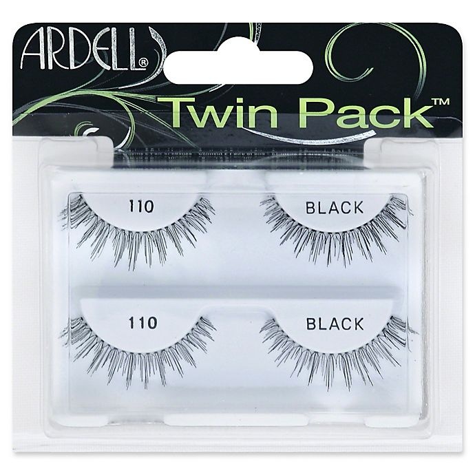 slide 1 of 2, Ardell Lashes, Black 110, Twin Pack, 2 ct