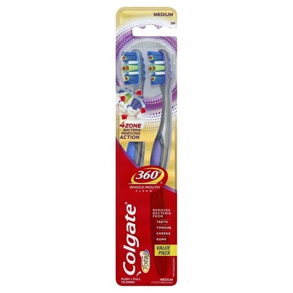slide 1 of 6, Colgate Toothbrushes 2 ea, 2 ct
