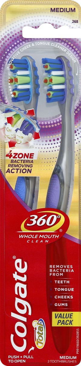 slide 1 of 6, Colgate Toothbrushes 2 ea, 2 ct