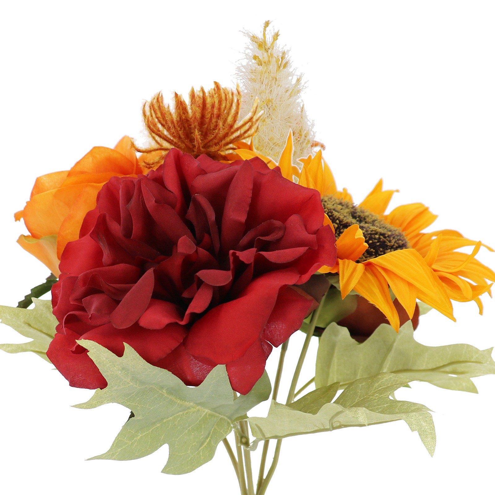 slide 2 of 2, 13.5" Sunflower Mix Fall Bush By Ashland, 9.5 in x 9.5 in x 13.5 in