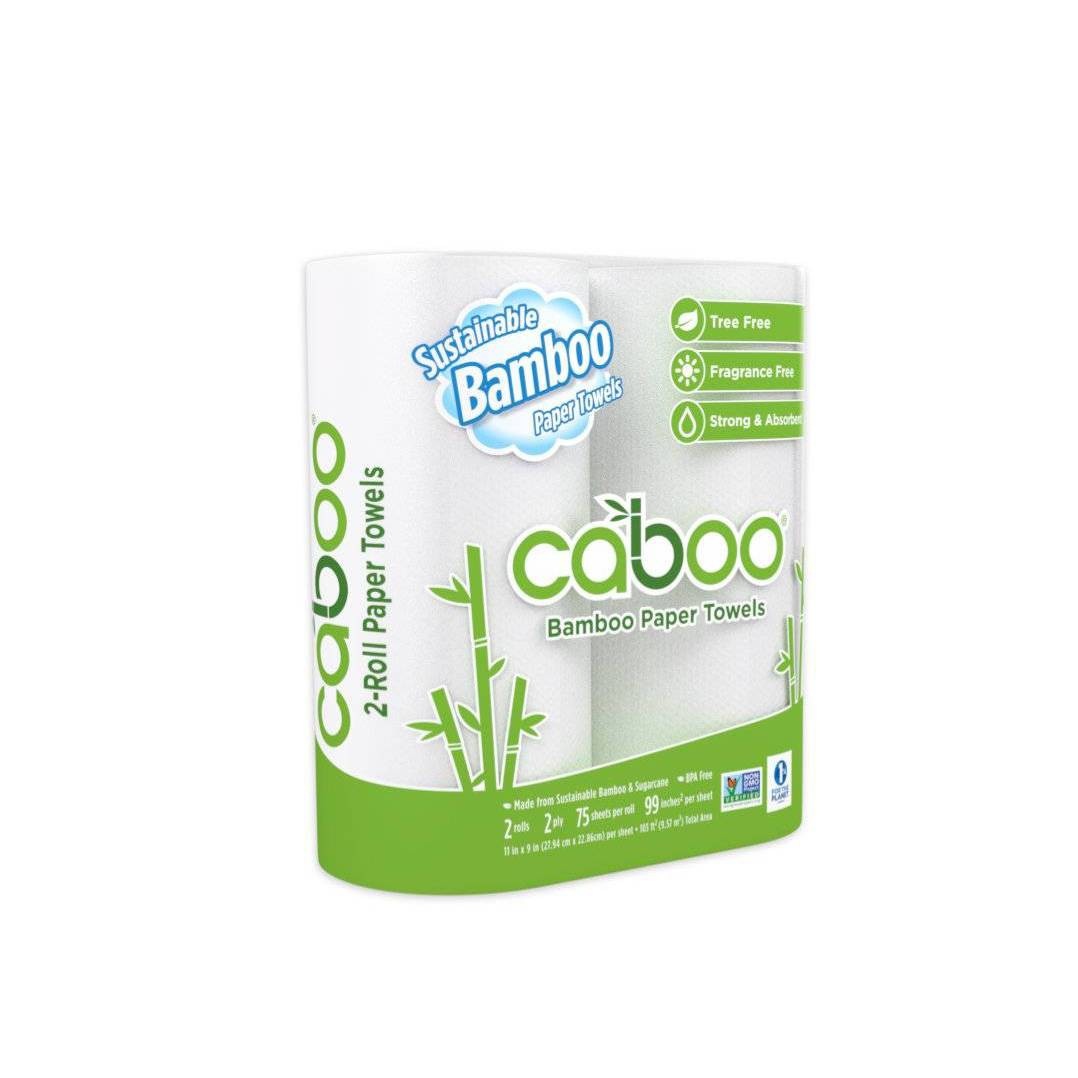 slide 1 of 1, Caboo Paper Towels 2-ply, 2 ct