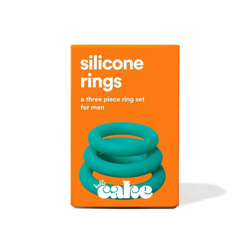 slide 5 of 6, Hello Cake Silicone Rings 1 ea, 1 ct