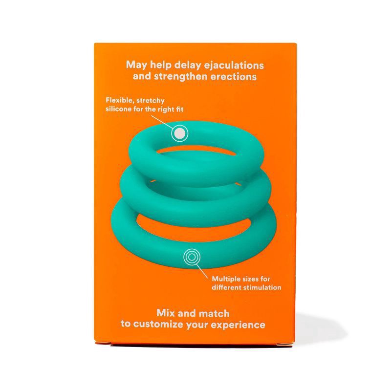 slide 4 of 6, Hello Cake Silicone Rings 1 ea, 1 ct