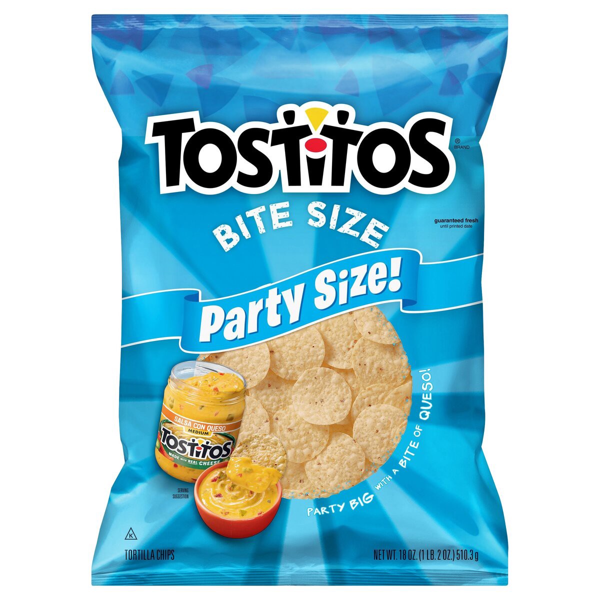 slide 1 of 3, Tostitos Tortilla Chips, 18 oz