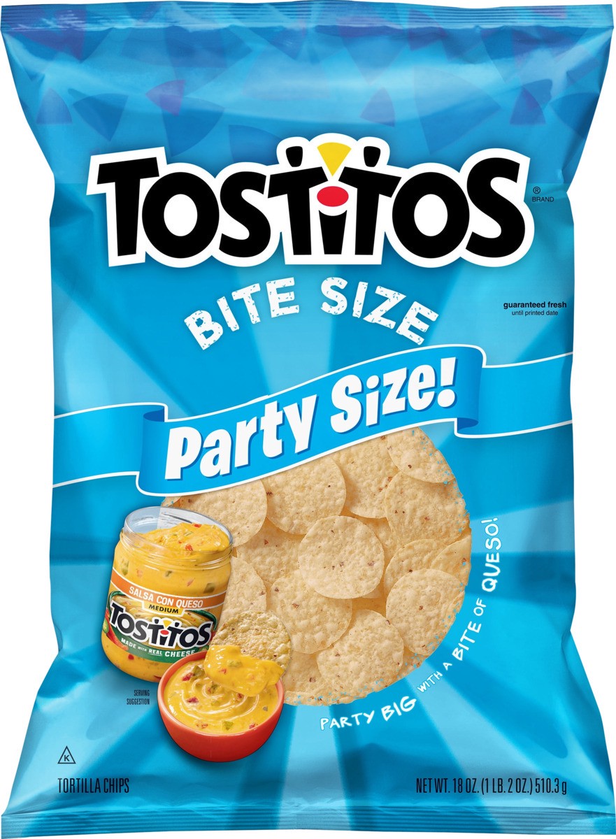 slide 3 of 3, Tostitos Tortilla Chips, 18 oz