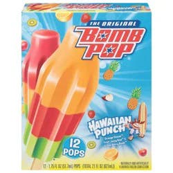 Bomb Pop Hawaiian Punch Bar - 12 ct