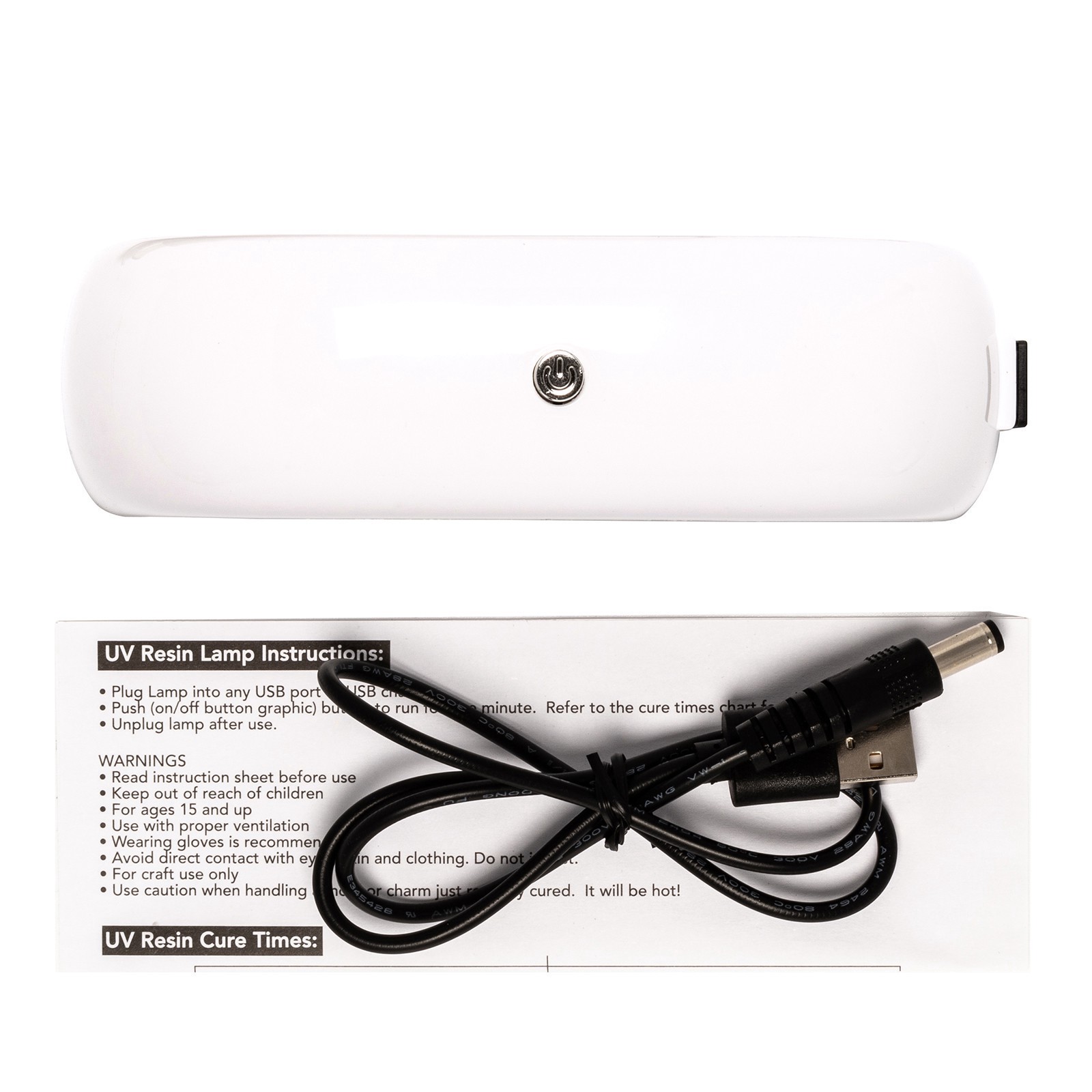 slide 3 of 3, Blue Moon Studio Uv Resin Craft White Curing Usb Lamp, 9w / 395 nm