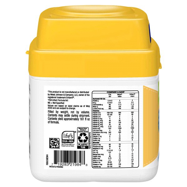 slide 28 of 29, Meijer Infant Milk-Based Baby Formula Powder with Iron, 22.2 oz