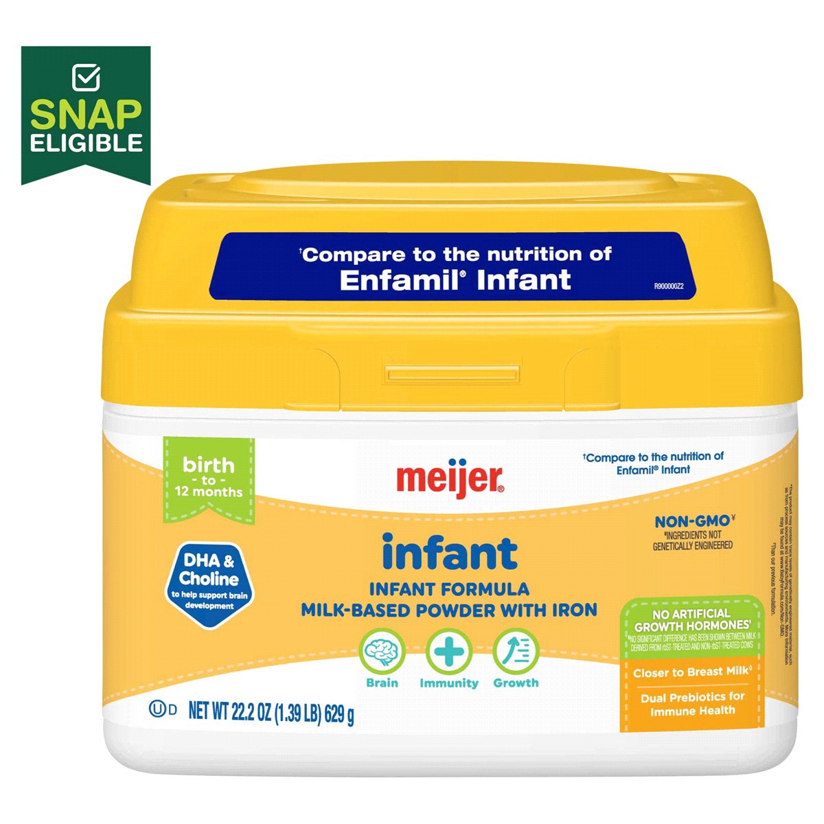 slide 1 of 29, Meijer Infant Milk-Based Baby Formula Powder with Iron, 22.2 oz