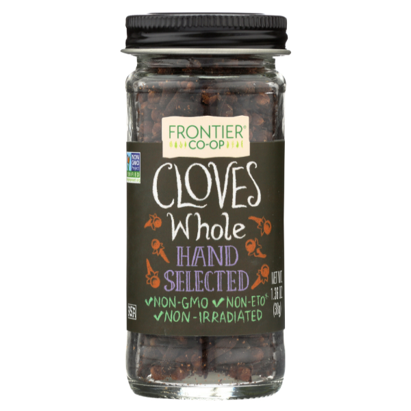 slide 1 of 1, Frontier Co-Op Whole Cloves, 1.36 oz