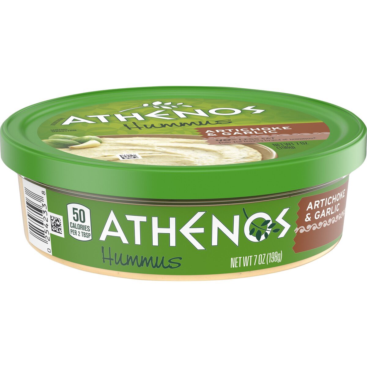 slide 9 of 9, Athenos Artichoke & Garlic Hummus, 7 oz Tub, 7 oz