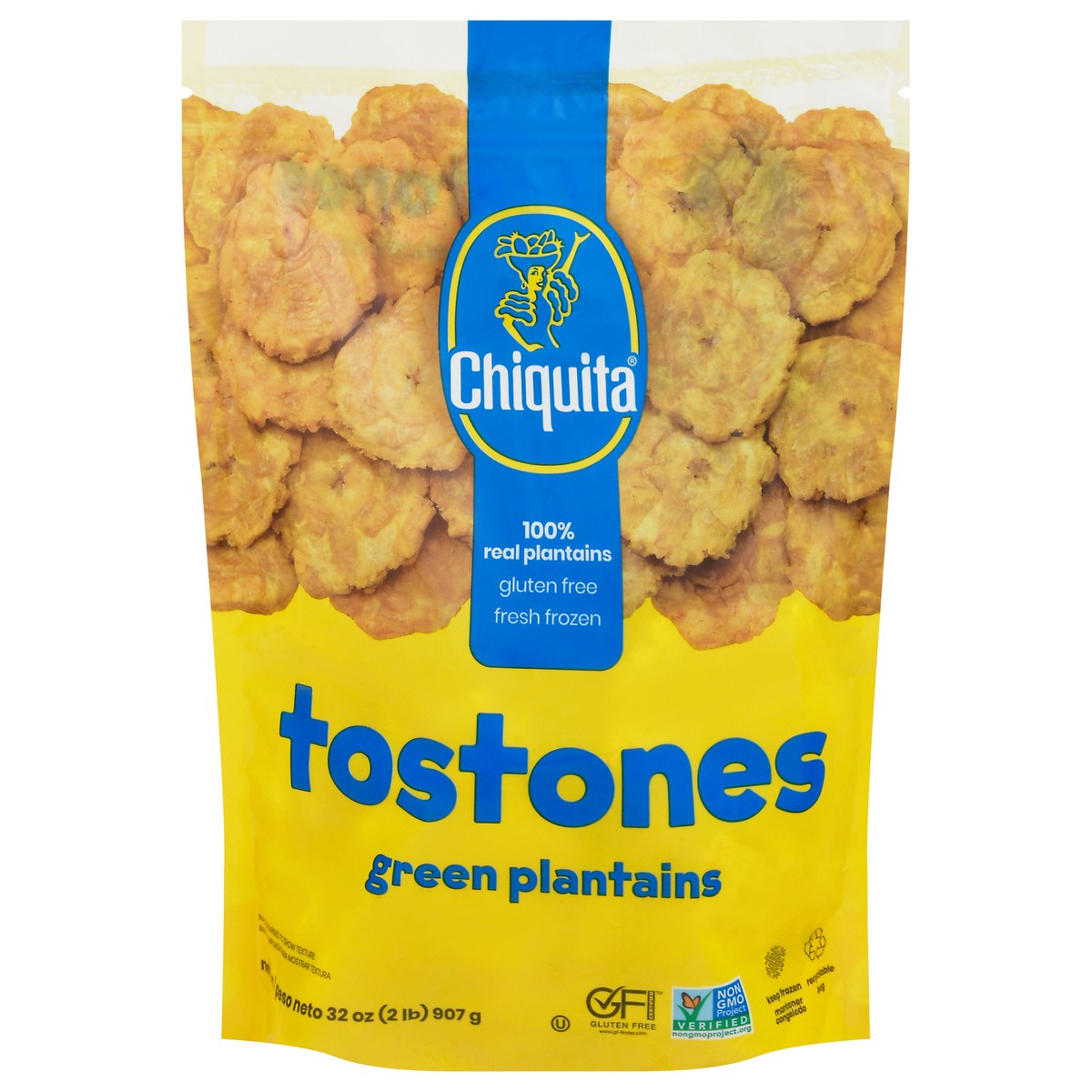 slide 1 of 14, Chiquita Green Plantains Tostones 32 oz, 2 lb