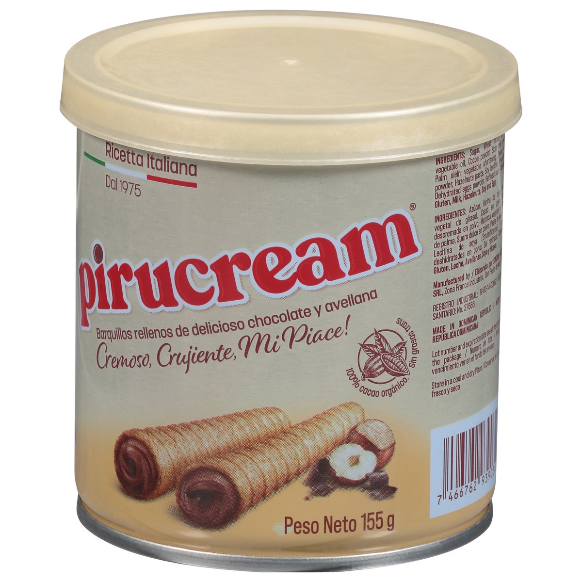 slide 3 of 9, Pirucream Chocolate and Hazelnut Wafers 5.46 oz, 5.46 oz