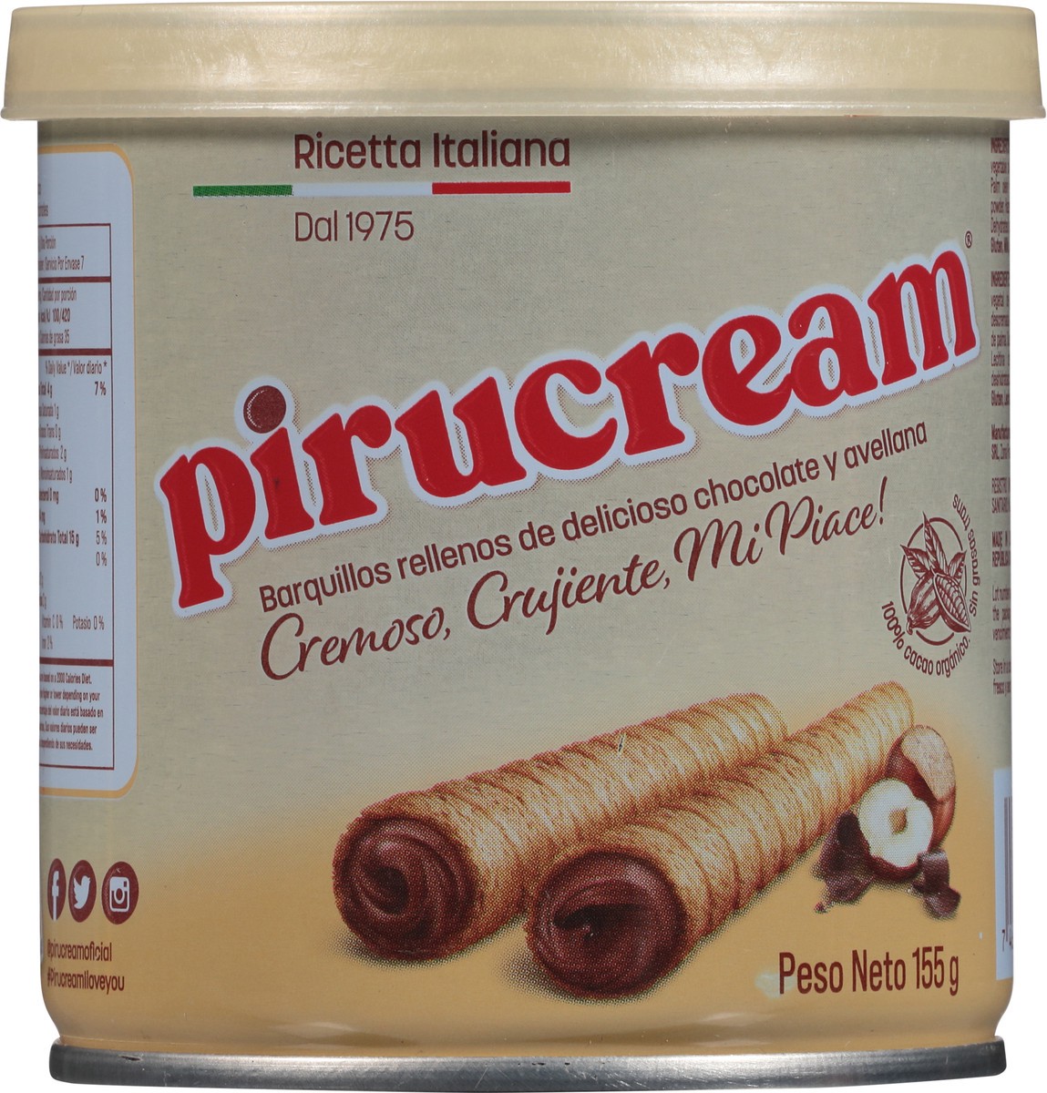 slide 6 of 9, Pirucream Chocolate and Hazelnut Wafers 5.46 oz, 5.46 oz