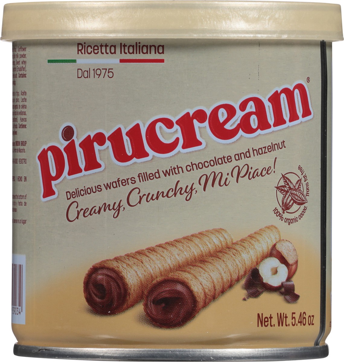 slide 2 of 9, Pirucream Chocolate and Hazelnut Wafers 5.46 oz, 5.46 oz