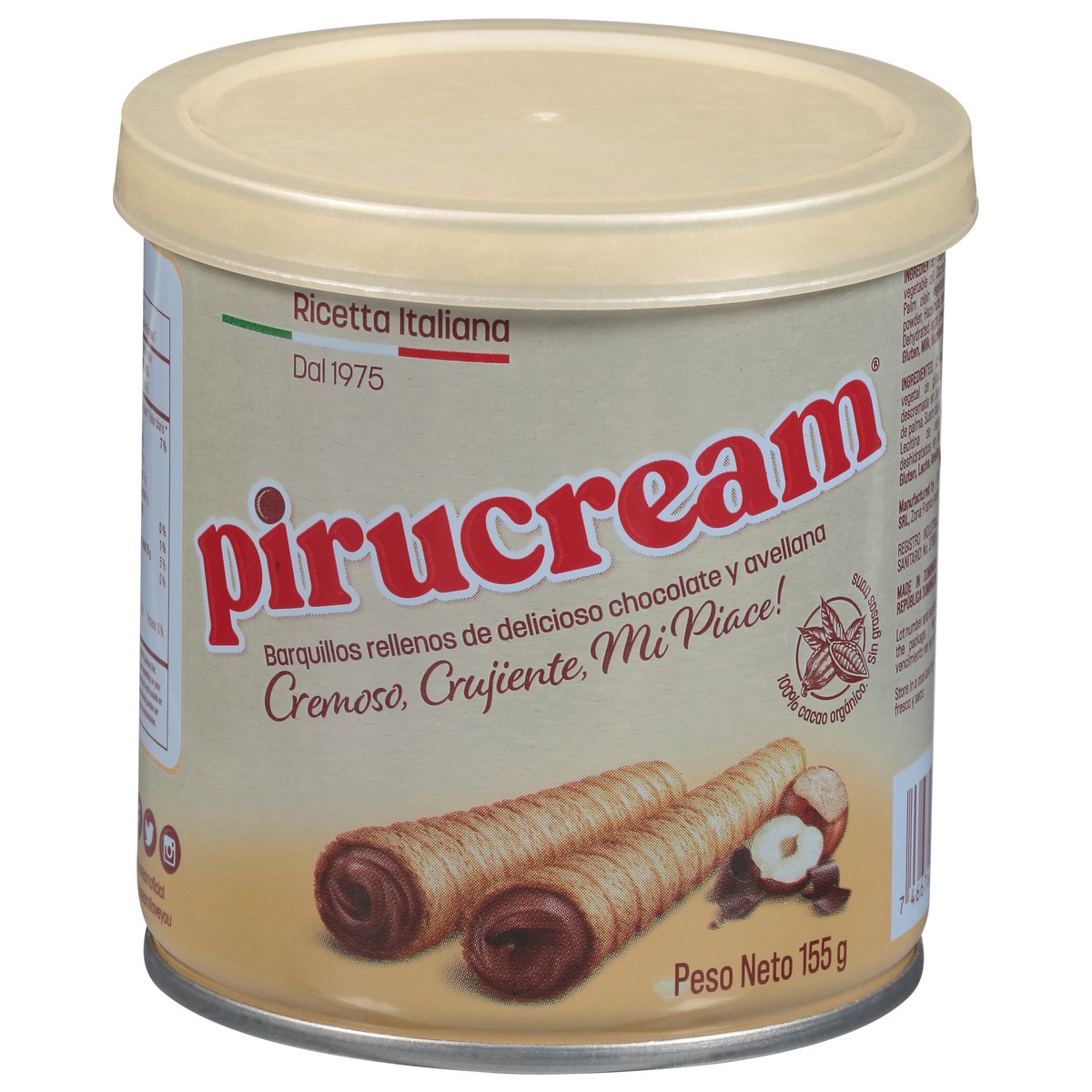 slide 1 of 9, Pirucream Chocolate and Hazelnut Wafers 5.46 oz, 5.46 oz